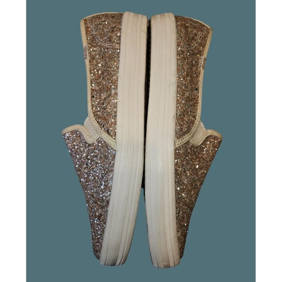 Keds Kate Spade Glitter Sequins  Feminine Slip On Sneakers Women Size 6.5 - Picture 6 of 14